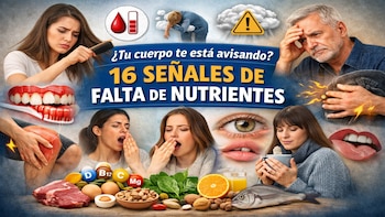 ¿Tu cuerpo te está avisando? Estas 16 señales revelan falta de nutrientes