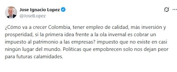 José Ignacio López, presidente de