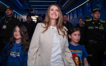 Paloma Valencia en el cierre de su campaña presidencial