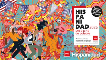 Cartel de la celebración del Día de la Hispanidad en Madrid. (Comunidad de Madrid)