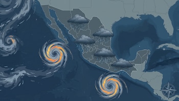 Onda tropical 28 ocasionará lluvias intensas en México: vigilan zonas que podrían evolucionar a ciclones tropicales en el Pacífico