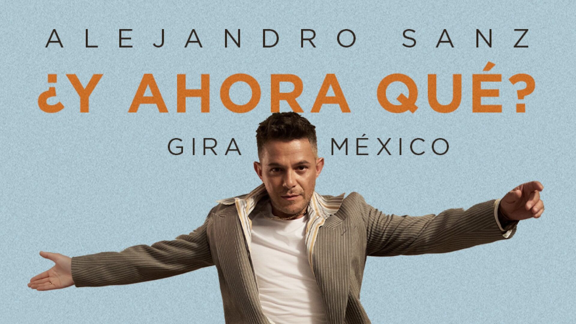 Alejandro Sanz elige a México para presentar su nueva gira. (Ocesa)