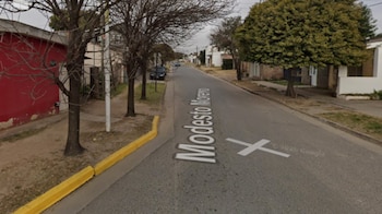 Una vista de la calle