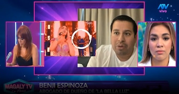Naldy Saldaña contradice versión del abogado de Óscar Custodio: "Yo le dije que iba a denunciar". Captura: Magaly TV La Firme.