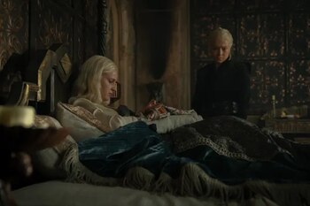 Helena sueña con el nacimiento de Maelor. (Captura de video)