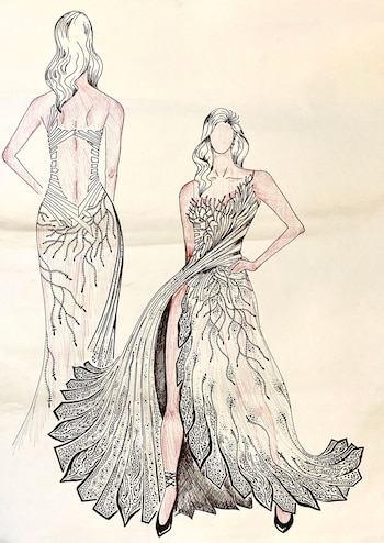 El vestido que lució la