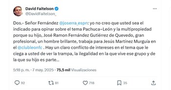 Faitelson le respondió a José