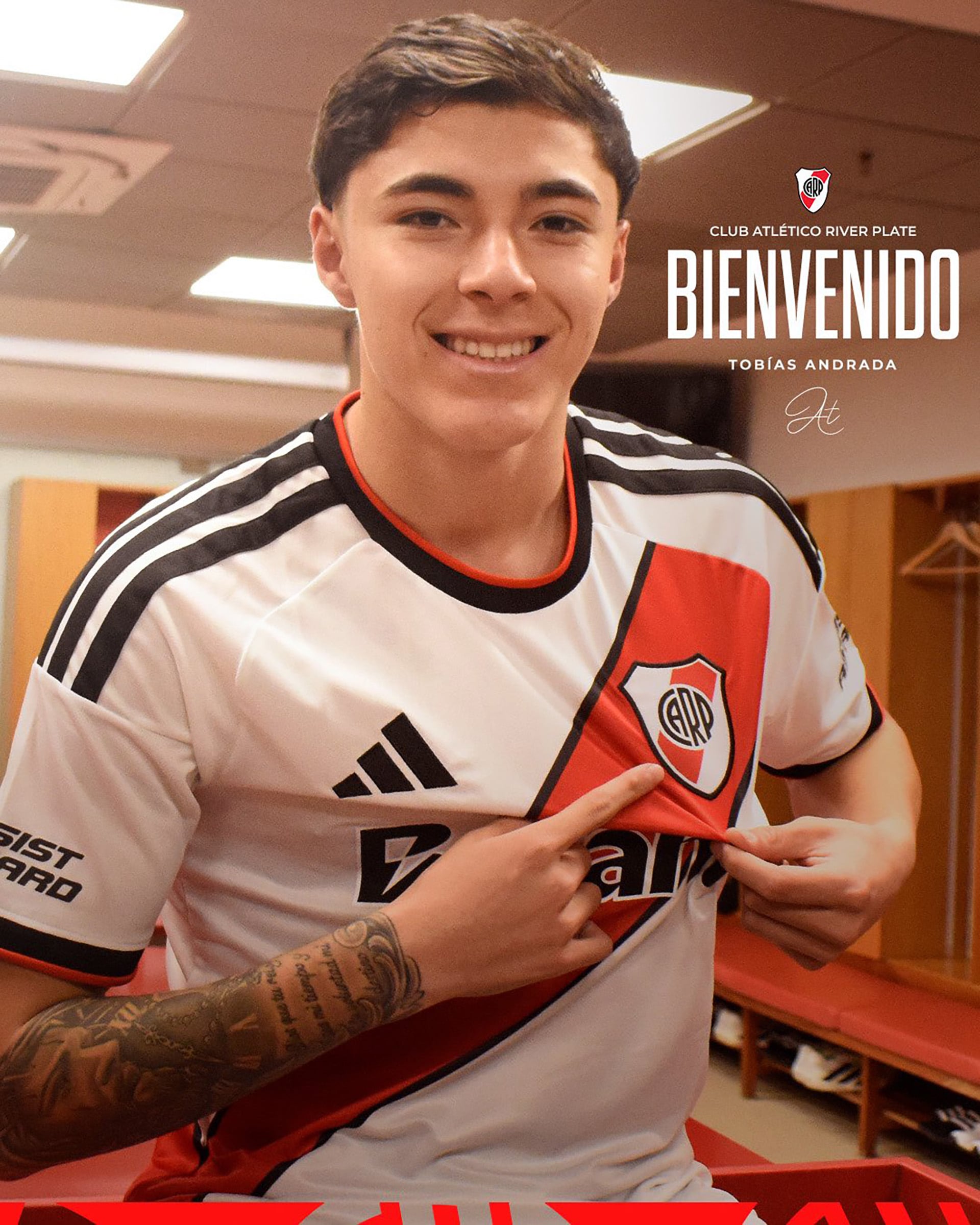 Tobías Andrada es el séptimo refuerzo de River Plate