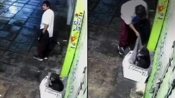 Hombre decide robarle su cobija