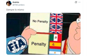 Memes de la sanción a Colapinto