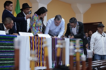 Presidente Arévalo firma agenda territorial en Totonicapán, Guatemala