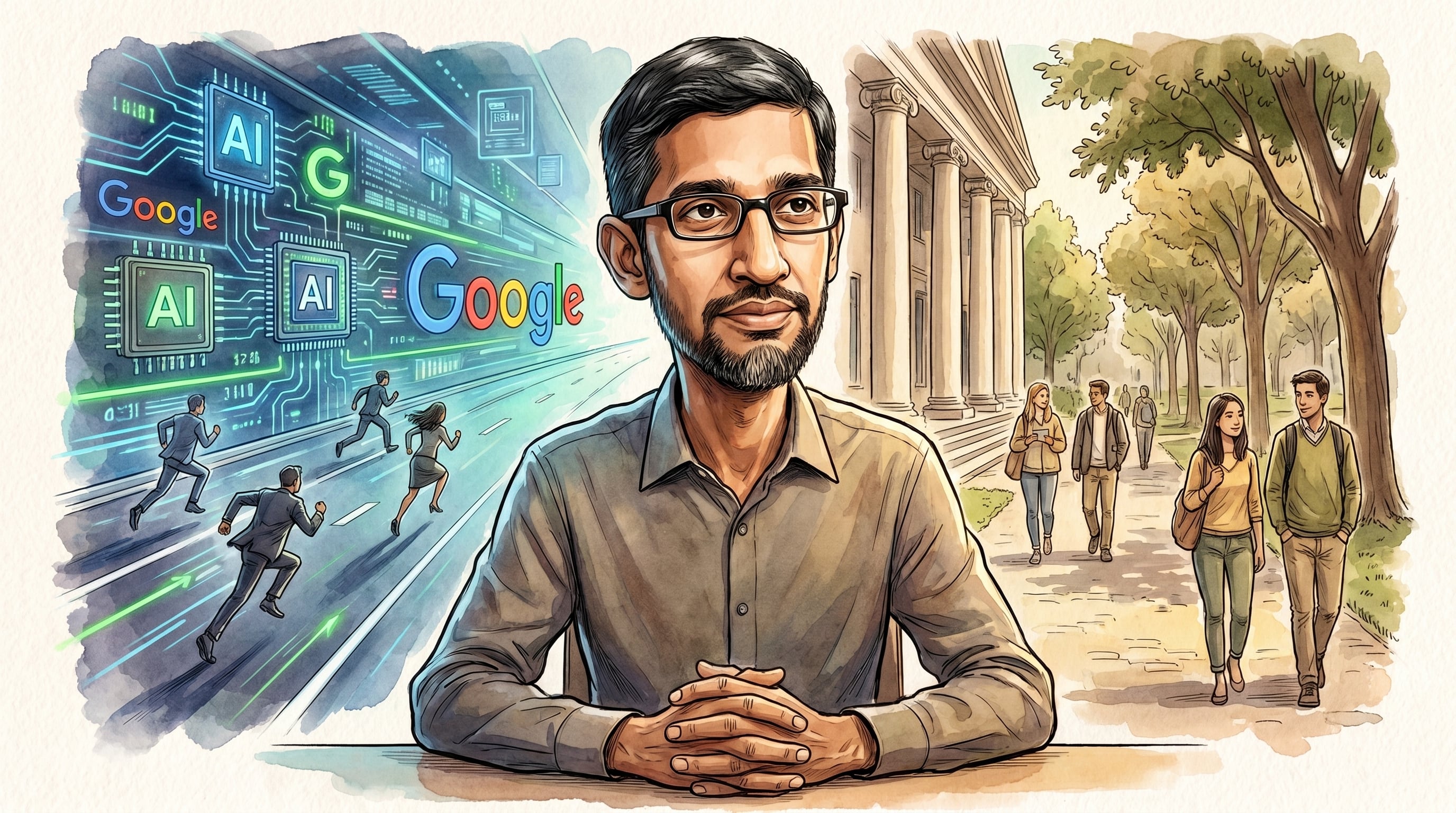 La reflexión del CEO de Google para los jóvenes. (Imagen Ilustrativa Infobae)
