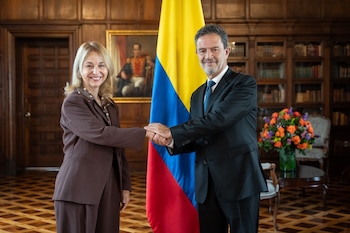 Tania Gilinski ya tomó posesión como embajadora de Colombia en Israel