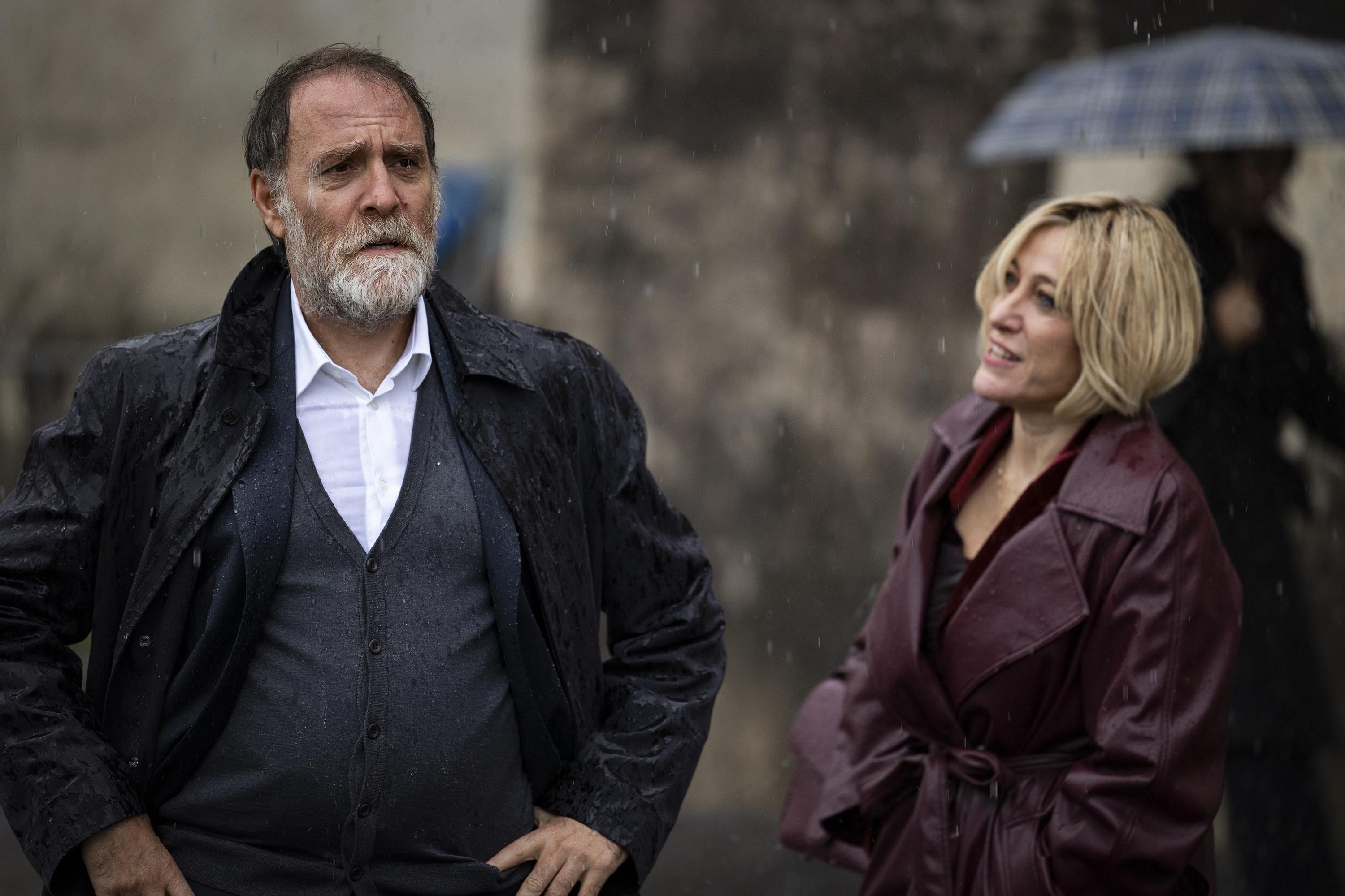 Valerio Mastandrea y Valeria Bruni Tedeschi en la película 'Cinco segundos'