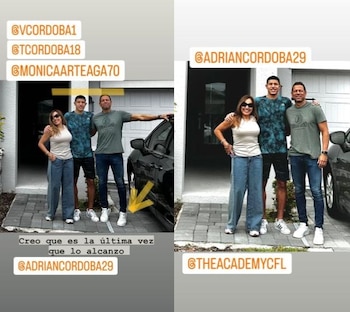 Adrían Córdoba, hijo de Óscar