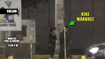 Kike Márquez fue captado ingresando