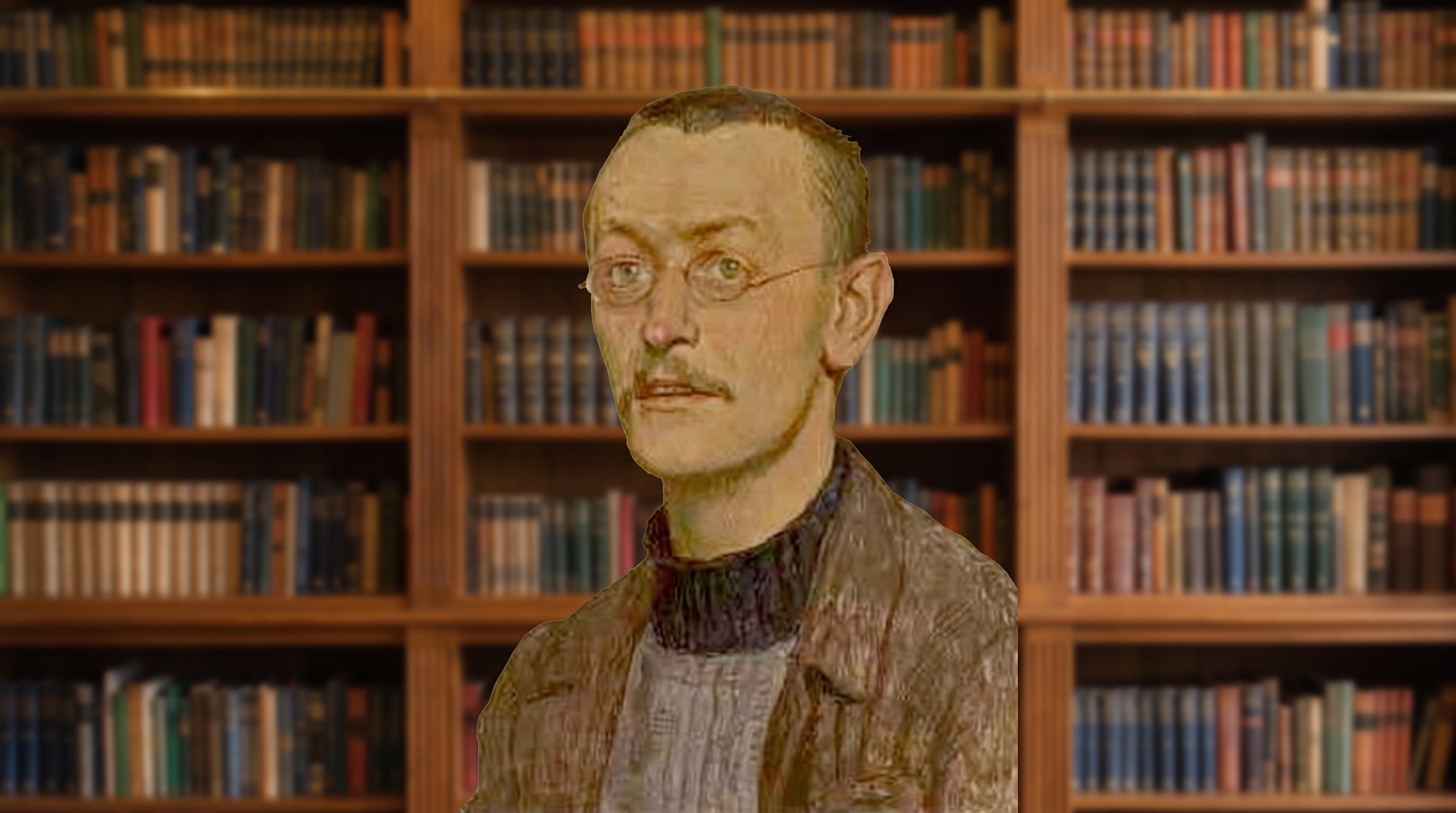 Hermann Hesse, escritor alemán: “El pájaro rompe el cascarón. El cascarón es el mundo. Quien quiera nacer tiene que destruir un mundo” (Hesse en 1905, retratado por Ernst Würtenberger)