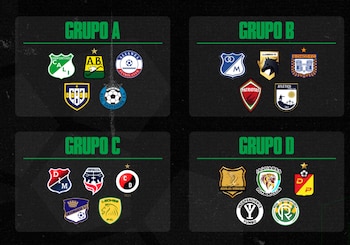 Así quedaron definidos los grupos de la Copa Colombia 2026 - crédito Dimayor