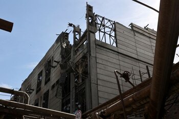 Una planta de energía térmica