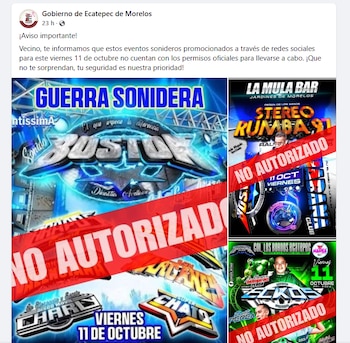 Evento no estaba confirmado |