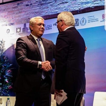 El presidente Iván Duque y