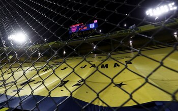 Soccer Football - Copa Libertadores - Quarter final - Second Leg - Boca Juniors v Racing Club - Estadio La Bombonera, Buenos Aires, Argentina - December 23, 2020 General view inside the stadium before the match Pool via REUTERS/Agustin Marcarian