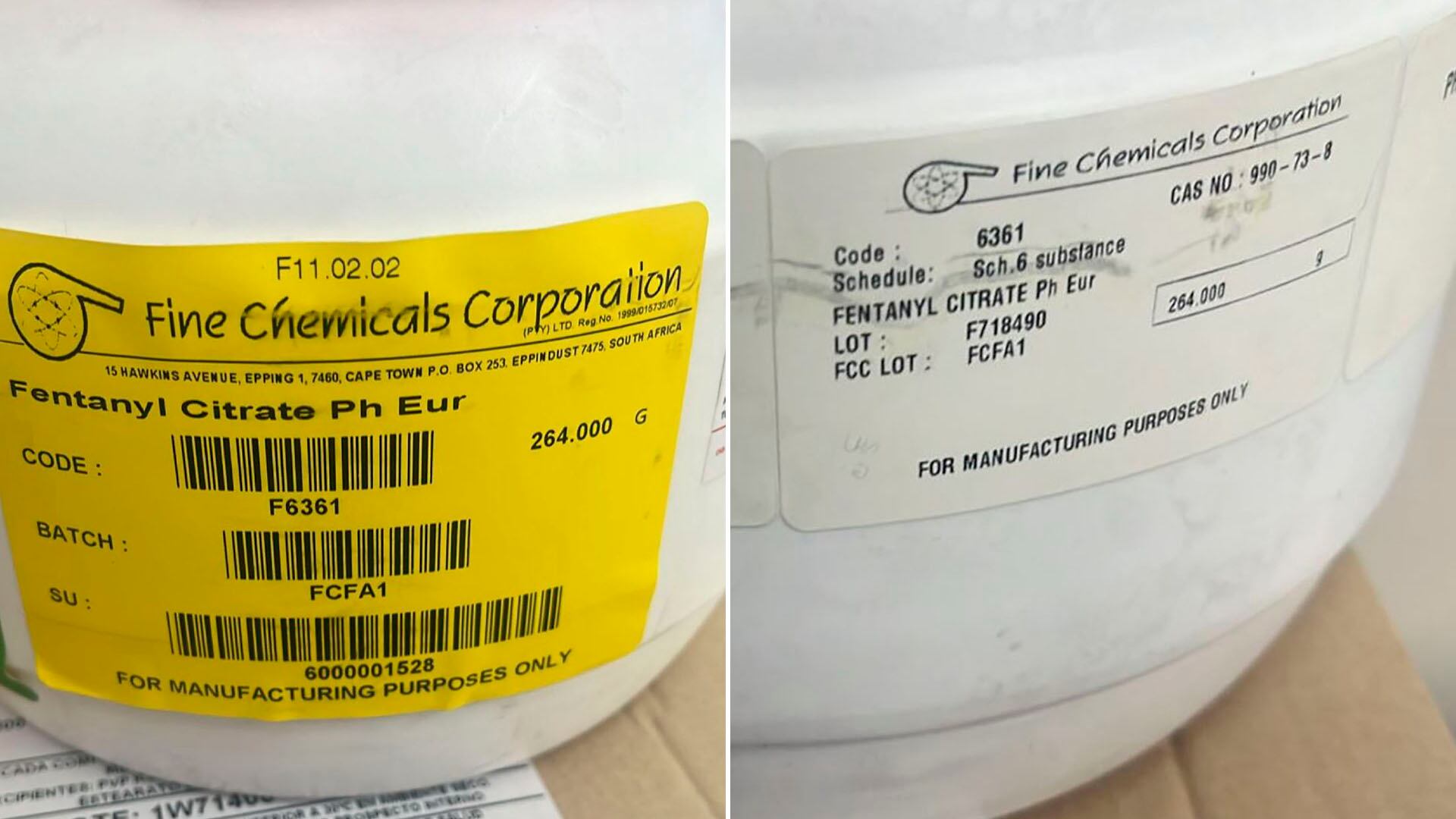 El citrato de fentanilo comprado por HLB Pharma