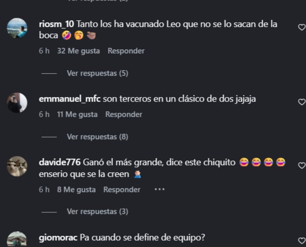 Los usuarios se fueron en contra del hincha y el streamer tras encarar a Leonardo Castro-crédito Instagram