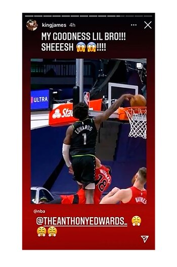 La publicación de LeBron James