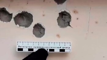 Las huellas de los disparos