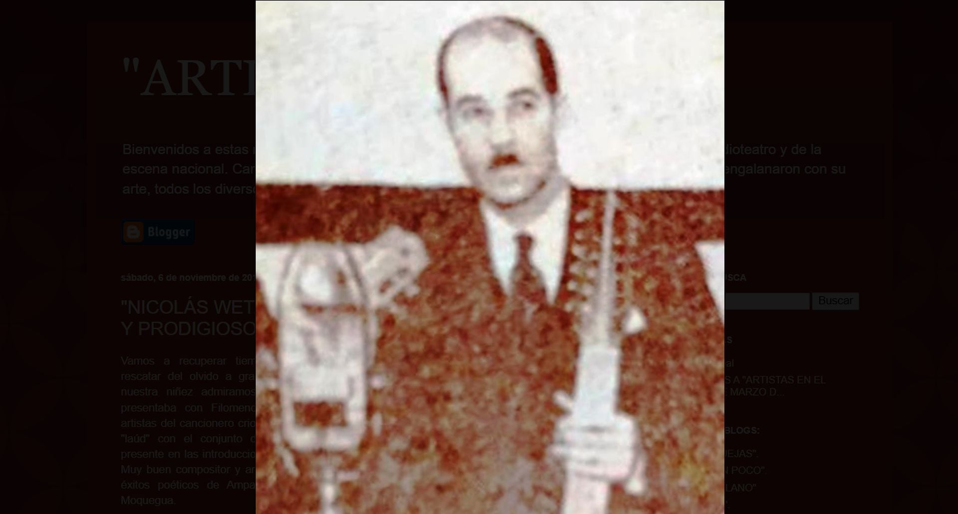 Nicolás Wetzell llegó al mundo en 1898 y dejó una huella profunda en la música criolla, elevando el laúd como símbolo sonoro nacional. (IRTV)