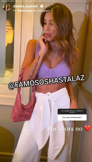 Daniela Ospina aclara si está