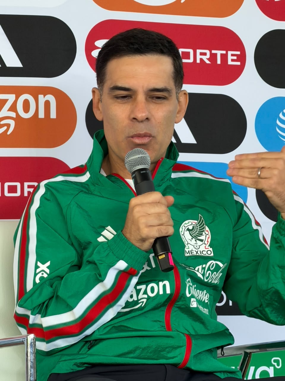 Presentación de Rafael Márquez como nuevo Director Técnico de la Selección Mexicana. (Alexander Ortiz | Infobae México)