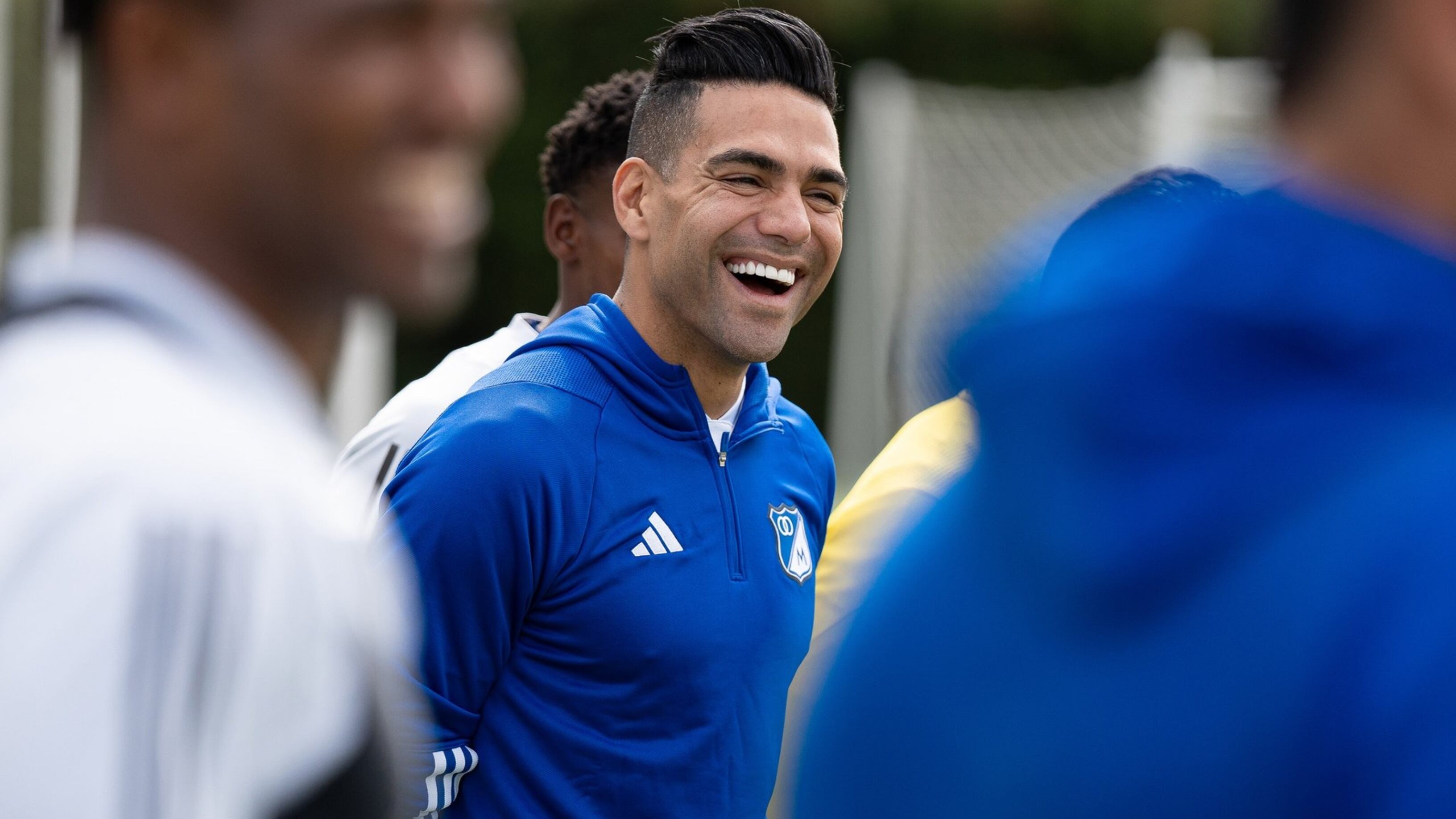 Radamel Falcao firmó inicialmente por seis meses con Millonarios - crédito Millonarios FC