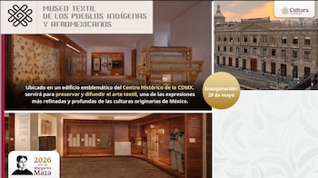 La restauración del inmueble permitirá mostrar una amplia colección de obras y ofrecer servicios educativos y culturales, promoviendo la participación directa de comunidades indígenas y afromexicanas en el desarrollo de contenidos | (Crédito: PRESIDENCIA)