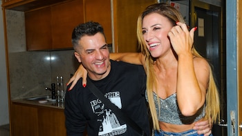 Mariana Brey y Ángel de