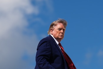 Donald Trump, presidente de los Estados Unidos (Associated Press/Julia Demaree Nikhinson)