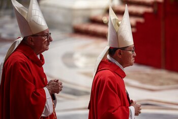 Los cardenales Luis Antonio Tagle
