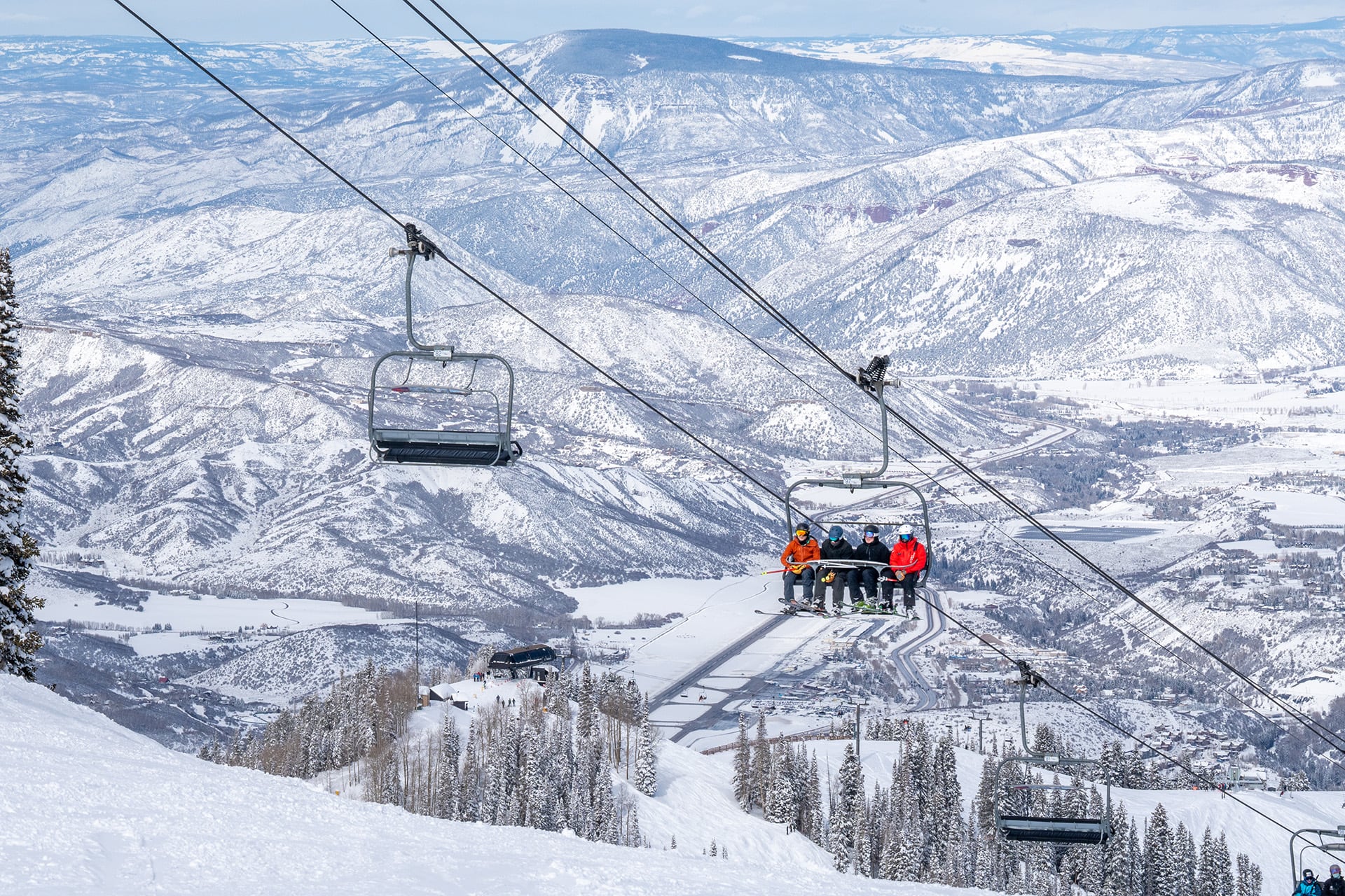 Aspen, destino de esquí en el invierno del hemisferio norte