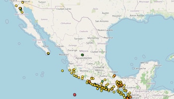 Reporte vespetino de sismos de este 15 de septiembre. (Servicio Sismológico Nacional)