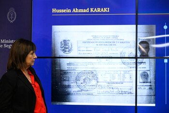 La ministra de Seguridad de