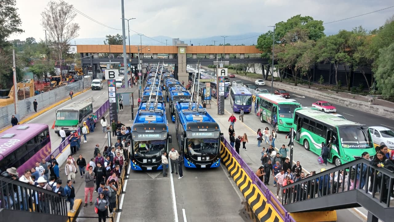 Inauguraron la Línea 14 del Trolebús que irá hacia Huipulco y pasará por el Estadio Azteca (Jaqueline Viedma/ Infobae México)