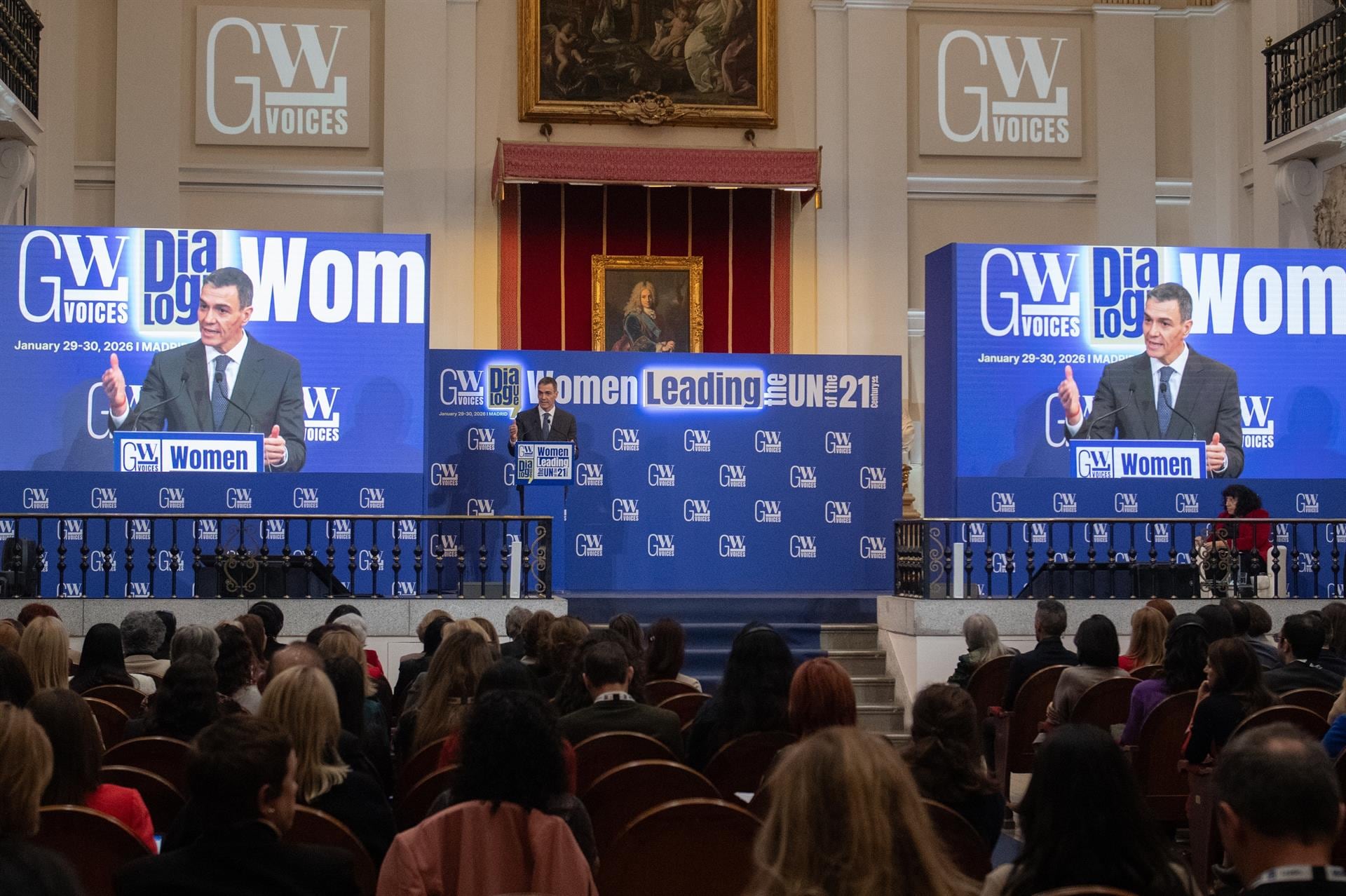 Sánchez apuesta por un «rearme moral» en el mundo frente al militar, basado en el feminismo y el multilateralismo