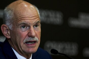 El ex primer ministro griego