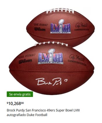 Merch oficial superbowl. foto: NFL