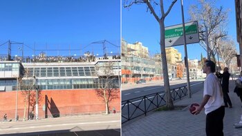 Un gesto de heroísmo cotidiano: el emocionante momento en el que un joven se convierte en el héroe del recreo al rescatar la pelota de los niños en Madrid, España (TikTok)