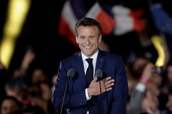 El presidente de Francia, Emmanuel