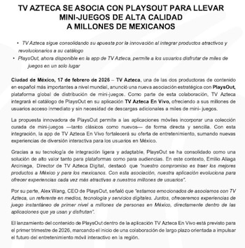 TV Azteca apuesta por la