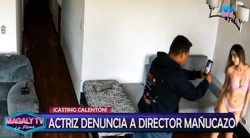 Joven denuncia a trabajador de Del Barrio Producciones por supuesto casting en su casa: “Ya era como si me va a hacer algo”- Captura: Magaly TV La Firme.
