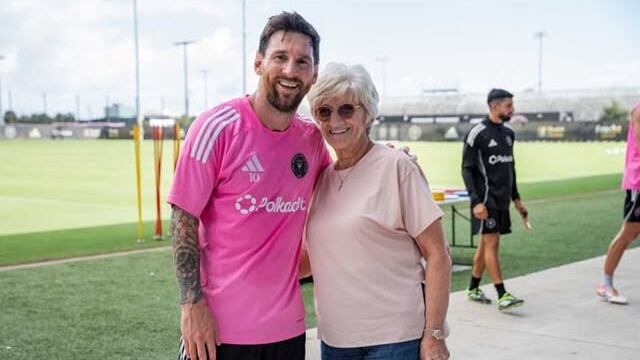 La stories de David Beckham sobre el encuentro de su mamá con Messi